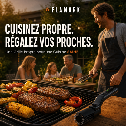 Flamark ProBrush Elite™ - Brosse électrique pour barbecue